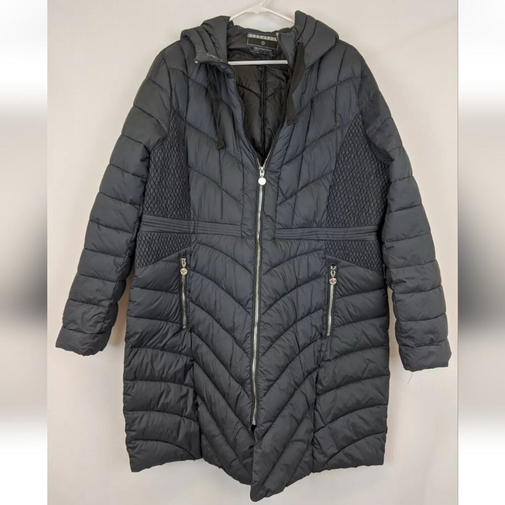 Bernardo Maxi Coat, Gray, Women's 2XL